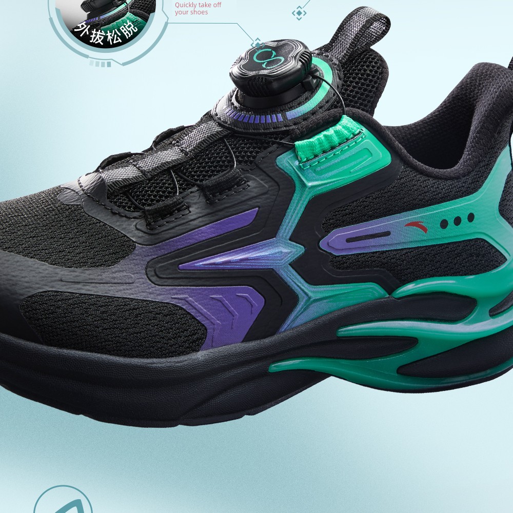 Anta Kids Boys' Running Shoes 2026 Autumn New Model Professional Breathable Sports Shoes for Boys — 34