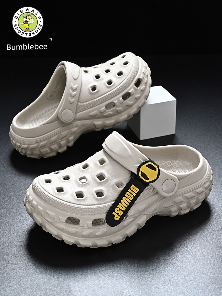 Bumblebee Kids Hole Slippers Boys Summer New Arrival Non Slip 2025 Sandals Older Boy Children's Shoes Sandals