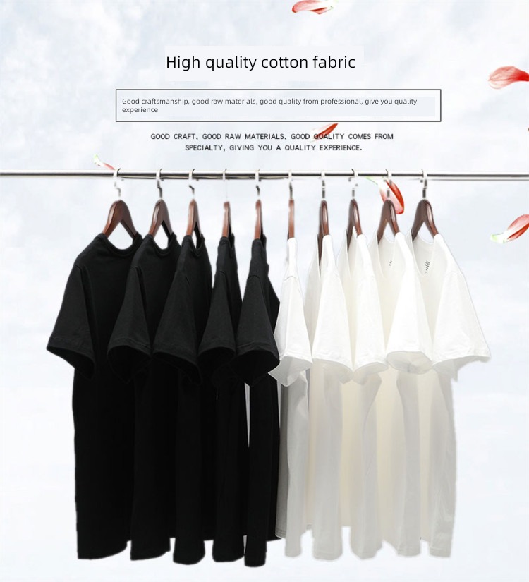 Chaopai Big size pure cotton easy motion Short sleeve T-shirt