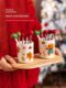 Modern Housewife Animal Party Fruit Fork Set Stainless Steel Fruit Sign Household High-end Children's Fork Storage Can