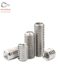 304 stainless steel inch concave end tightening screw/US machine-made meter screw hexagon headless screw Kimi top wire
