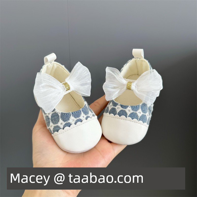 24 New Arrival Spring and Summer Baby Soft Sole Shoes 0-1 Year Old Tight Baby Toddler Flats 6-12 Months Princess Shoes — 1