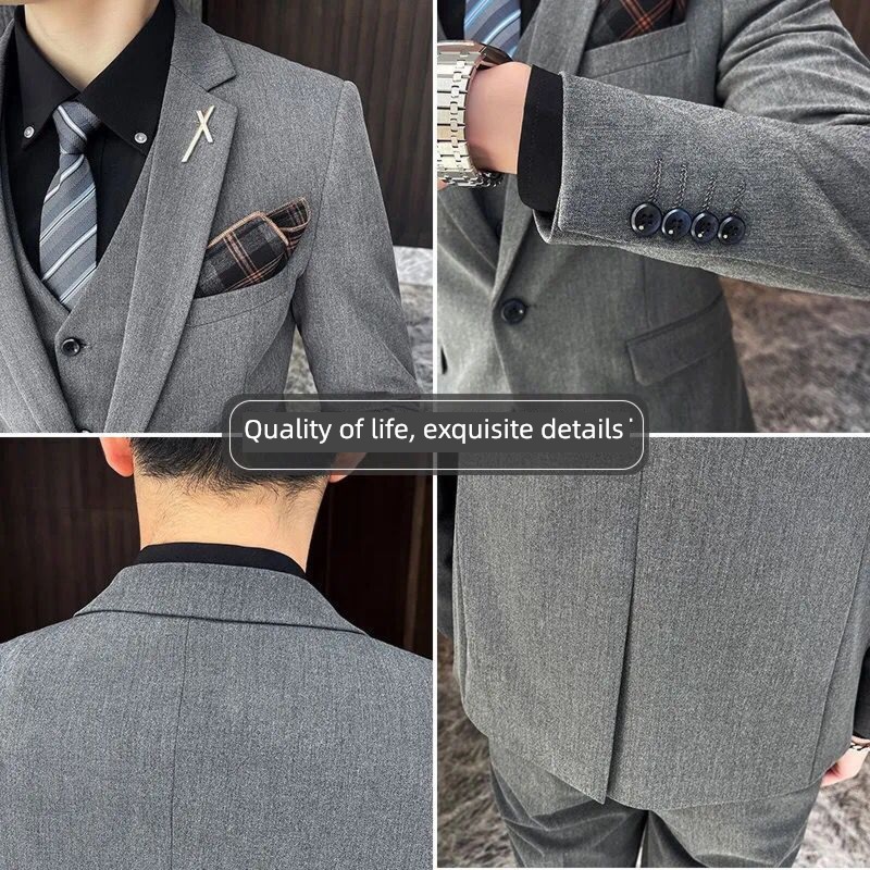 New products leisure time Self-cultivation high-end host man man 's suit