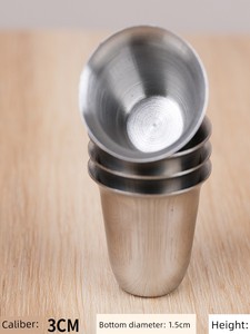 Stainless Steel 304 Wine Glass Etiquette Supplies Multifunctional Cup 10ml