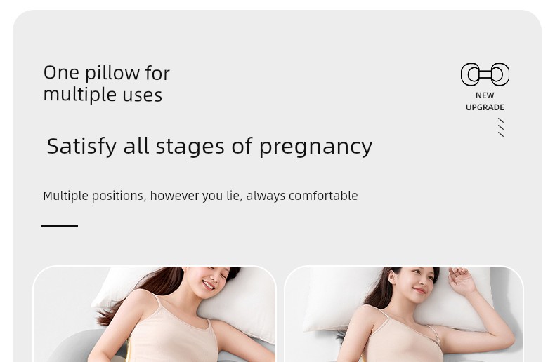 Nila Side Sleeping Pillow for Pregnant Women, Pregnancy Side Sleeping Pillow, Waist Support Side Sleeping Pillow, Belly Support Memory Pillow, Relieve — 18