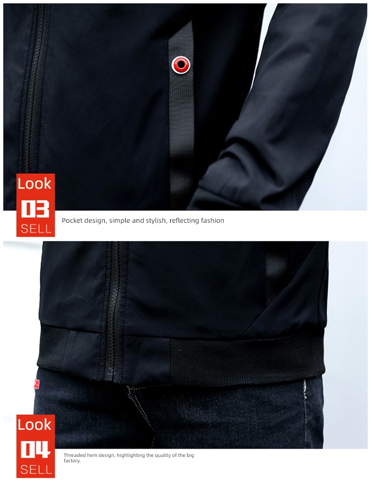 man Autumn and winter Put on your clothes handsome Jacket loose coat