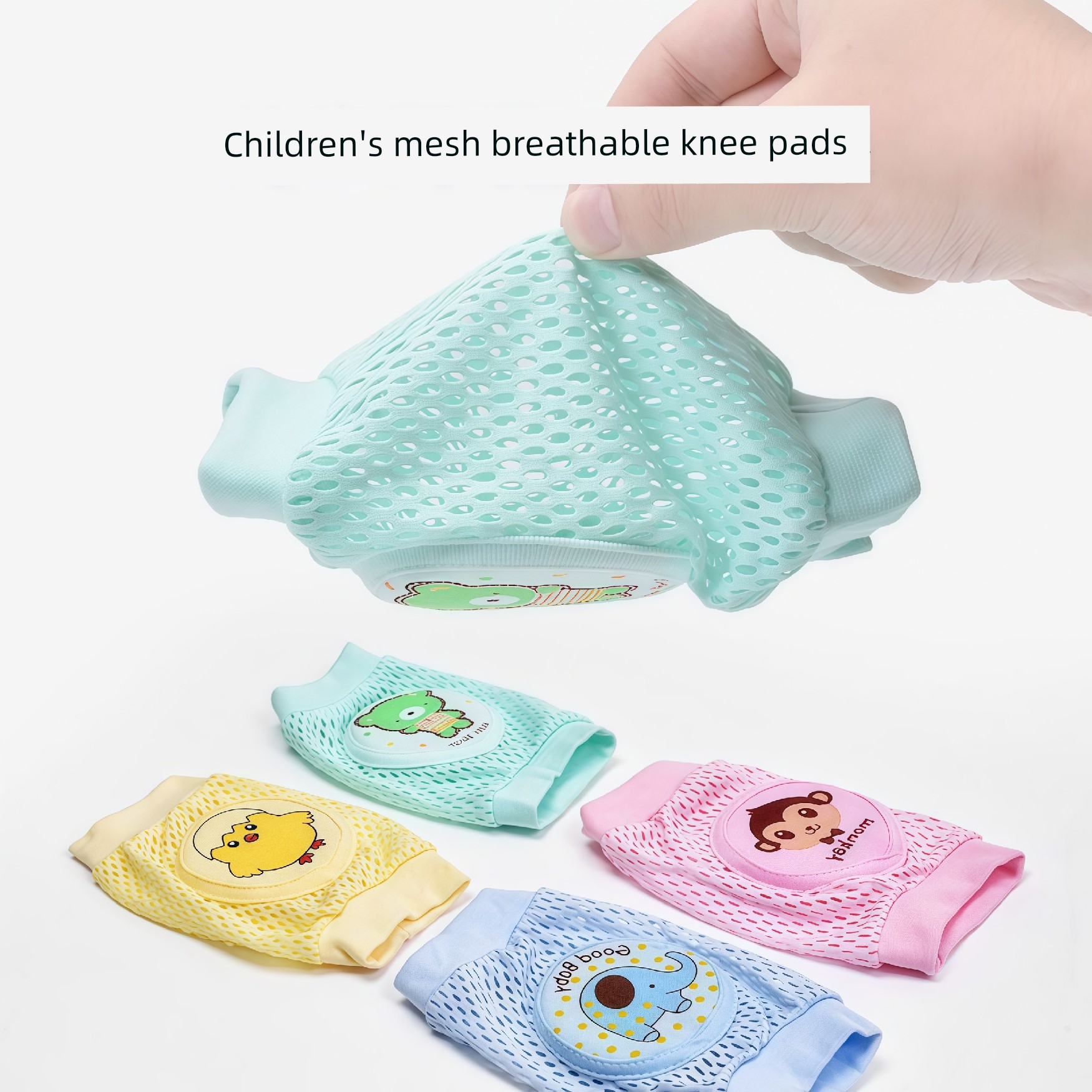 Baby Knee Pads for Crawling, Infant Knee Protectors, Children's Anti-Fall Crawling Gear, Toddler Learning Crawling Elbow Pads, Summer Thin Version — 3