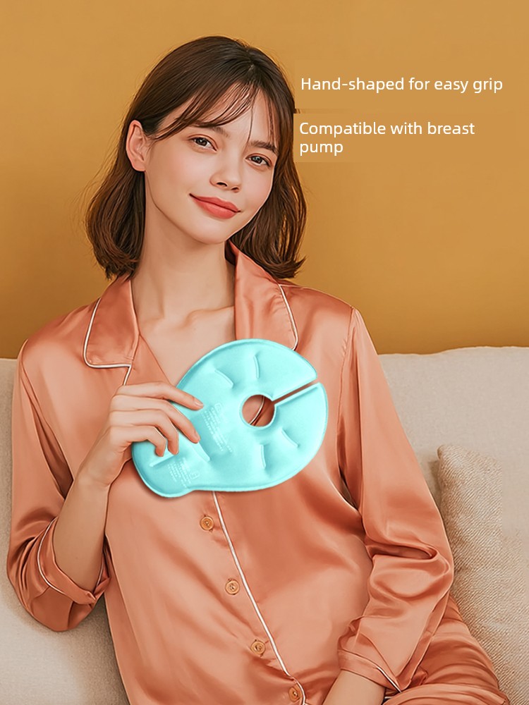 Breast Hot and Cold Compress Pads for Breast Swelling, Breast Compress for Milk Flow, Breast Cold Compress Patch, Magic Ice Pack for Postpartum Women to Unblock Ducts
