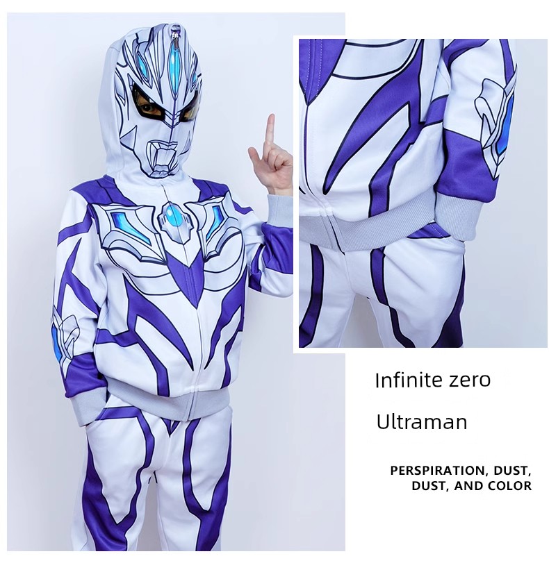 2026 New Genuine Ultraman Clothing Children's Set Boys' Spring and Autumn Sports Outfit Boys' Zero Children's Clothing — 16