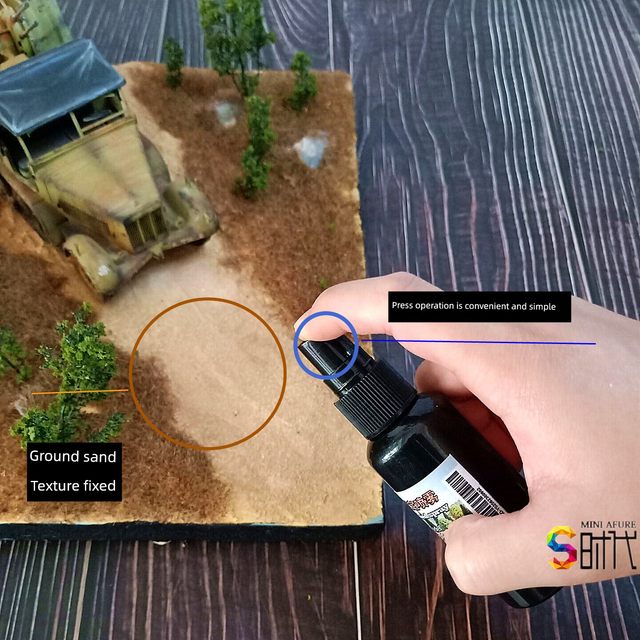 Times Scenario Fixing Spray Adhesive Model Sand Table Soldier Fixing Fixing Fluid Glue Diy Material