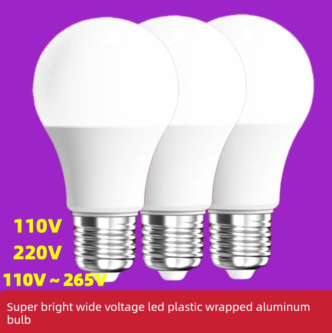 Super Bright Led Light Bulb Taiwan 110V Mining 127V 220V Household Wide Voltage 100V-265V Universal E27 Screw Base