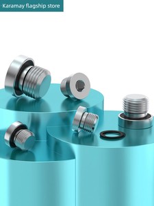 Carbon Steel Galvanized/304/316L Stainless Steel Hex Socket with Ed Ring Seal Plug Flange Oil Plug G1/81/4