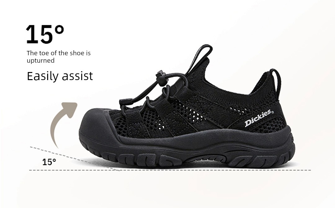 Dickies Medium and Large Children's Sports Shoes for Boys and Girls 2026 Summer New Mesh Breathable Kidsren's Versatile Sandals — 6