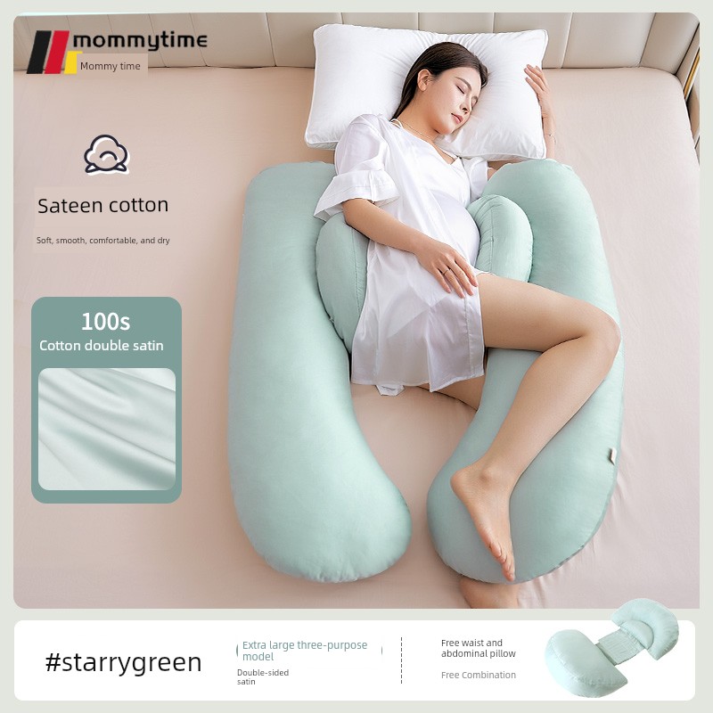 Mommytime Pregnancy Pillow Waist Support Pillow Belly Support Bolster U Essential for Pregnant Women Handy Gadget Pregnant Women Side Pillow Pregnant — 4