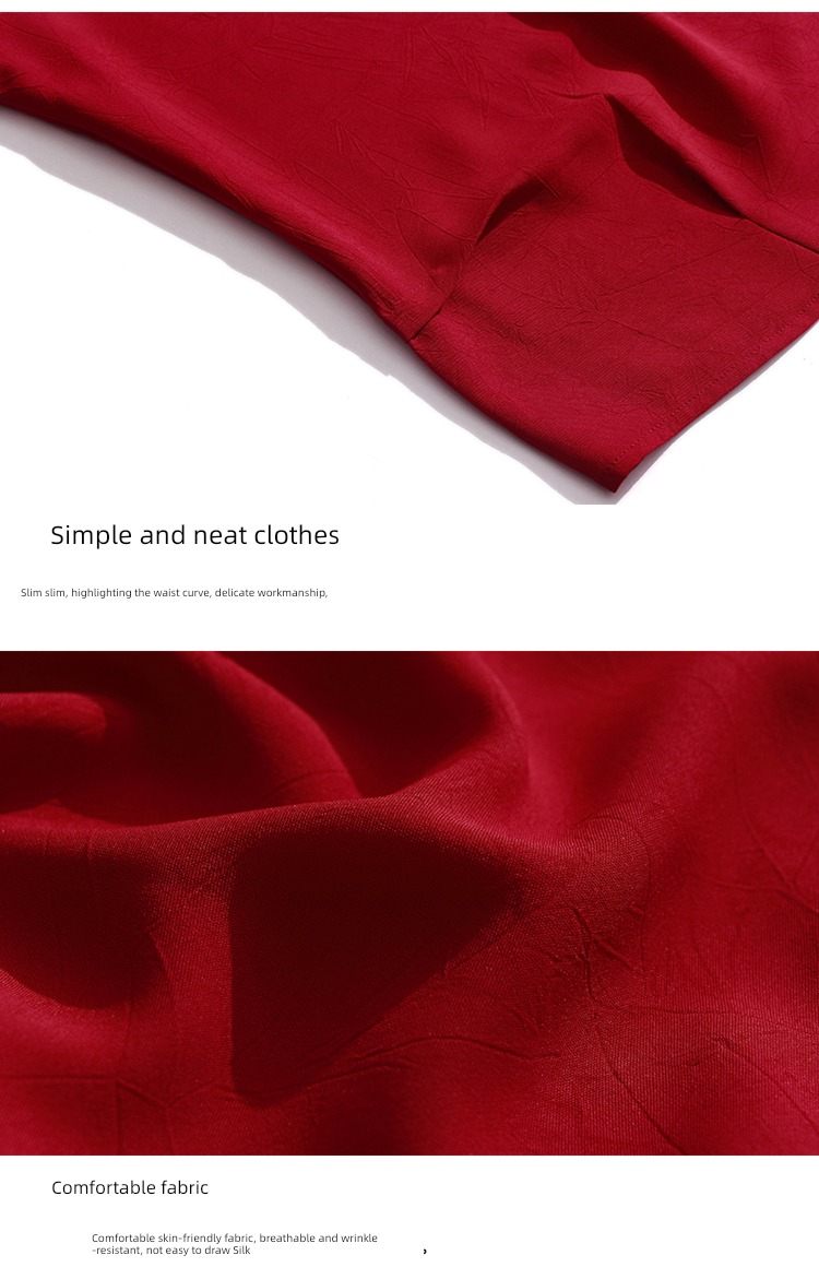 middle age mom easy three quarter sleeve Chiffon shirt summer wear