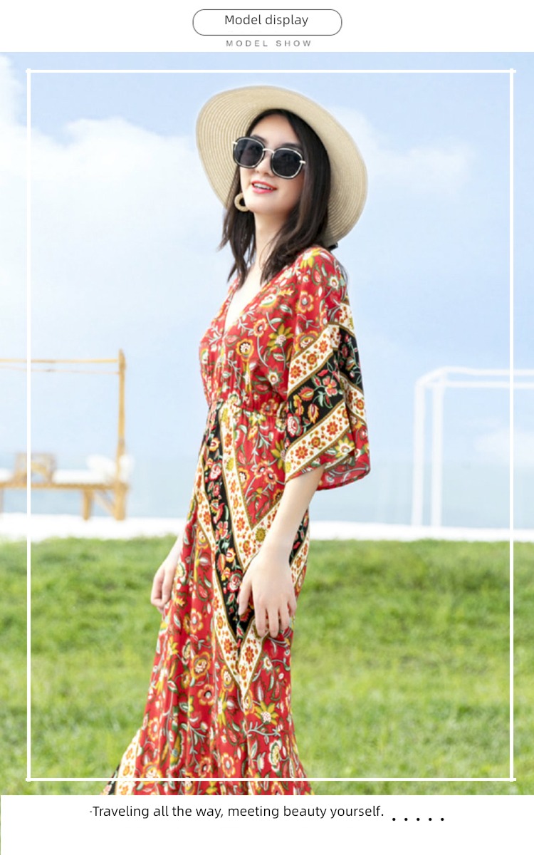 Thailand Yunnan Lijiang Maxi dress ethnic style Travel