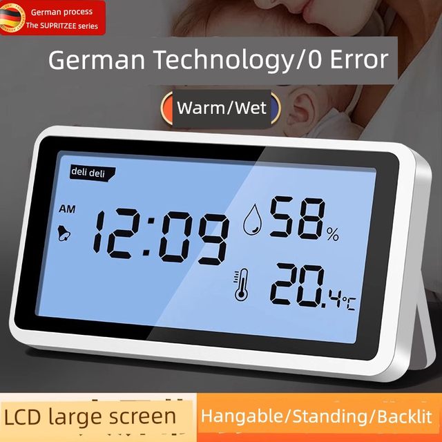 German high-precision electronic thermometer thermometer indoor home baby room temperature dry and humidity accurate temperature meter