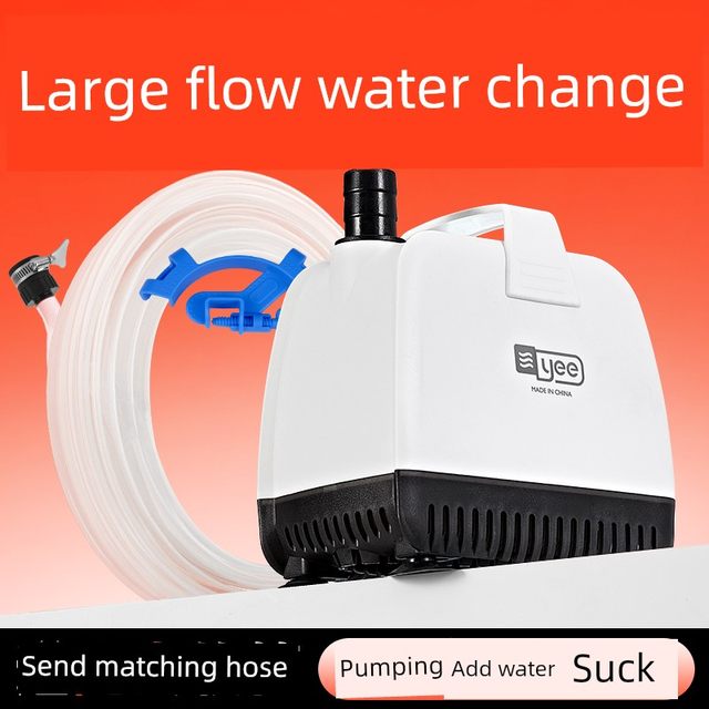 Yee fish tank water change artifact large wattage plus water pump cleaning tool set electric stool suction pipe