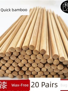 Kitchen New Arrival Dining Bamboo Chopsticks For Home Natural Paint-Free Wax-Free Bamboo Chopsticks Hotel and Restaurant