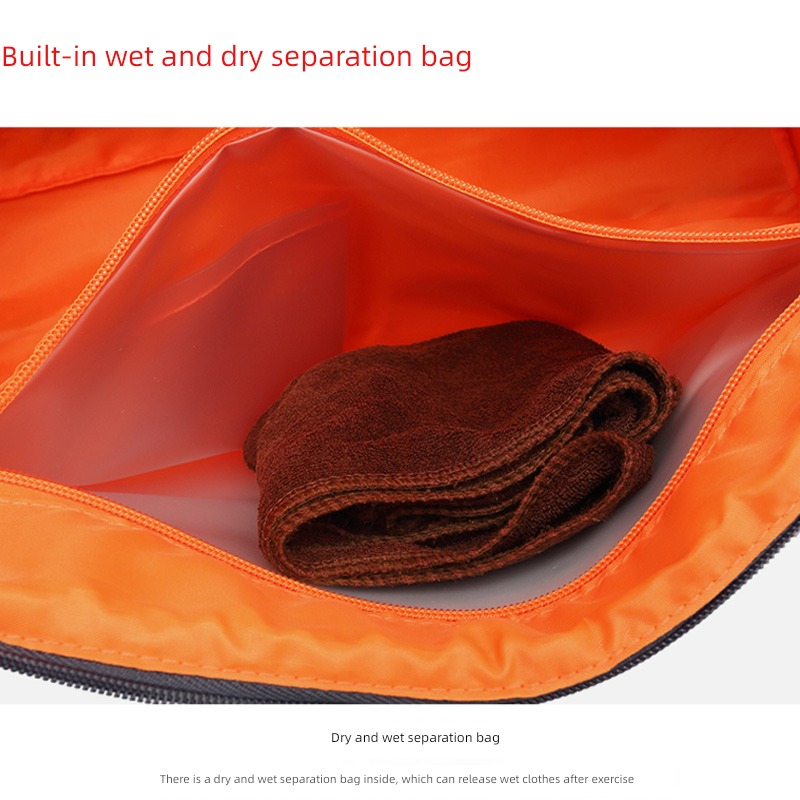 new pattern Badminton bag One shoulder 2 Support assembly motion portable Simplicity Men's and women's money Tennis racket bag Dry wet separation Bodybuilding