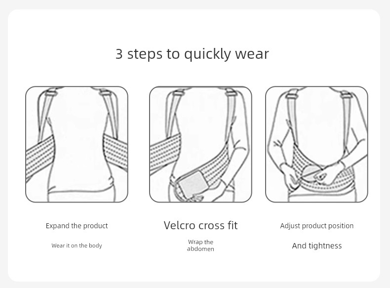 Shidali Belly Support Belt for Pregnant Women, Multifunctional Breathable Simple Invisible Belly Support Belt for Late Pregnancy — 19
