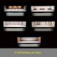 1/43 parking scene model, small storage box, alloy car model collection and photo display box
