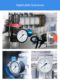 Shanghai Yichuan Instrument Factory Shock-resistant Pressure Gauge Anti-Shock-resistant Oil-filled Axial Belt Installation YN-60/100/Z/ZT