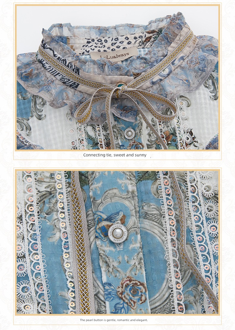 LMD2038 winter easy Chiffon jacket shirt