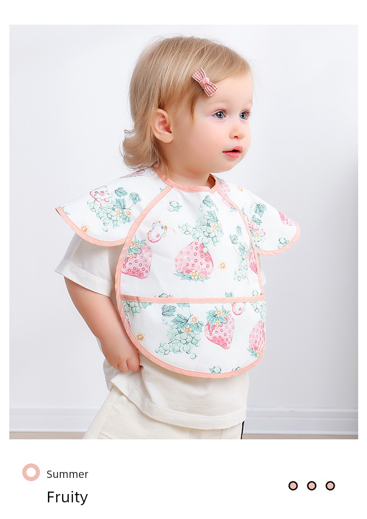 Babies' Baby Food Supplement Sleeveless Summer Eating Bib — 25