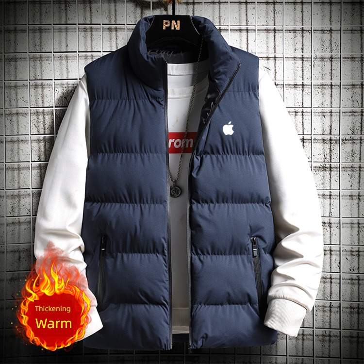 mobile phone exclusive shop zipper Customizable Down cotton Vest