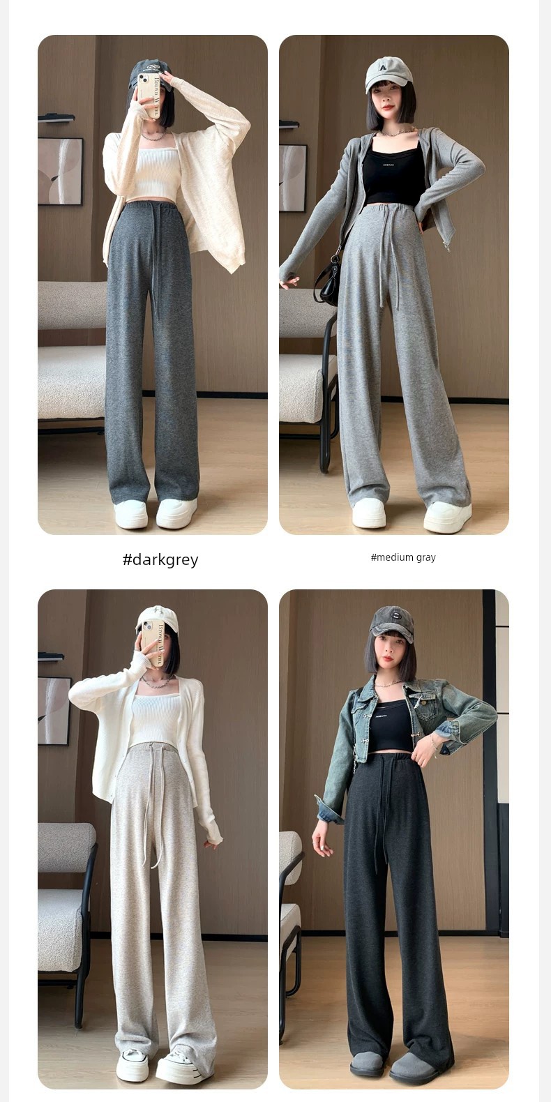 Autumn and Winter Outer Wear Thickened No Belly Support Pregnant Women's Pants — 4