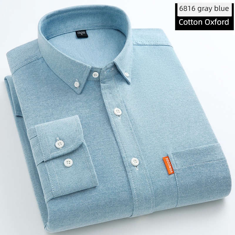 Paul oxford leisure time Cotton man Long sleeve shirt