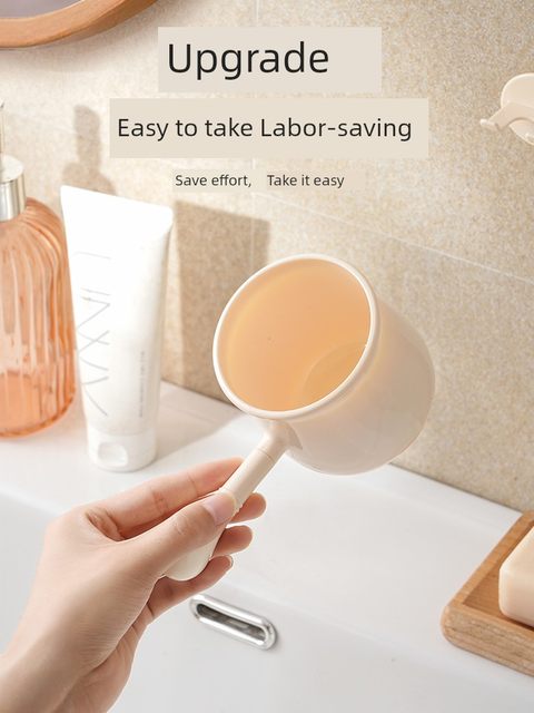 Mouthwash cup toilet cup electric toothbrush storage rack wall-mounted bathroom toothpaste brush cup storage rack