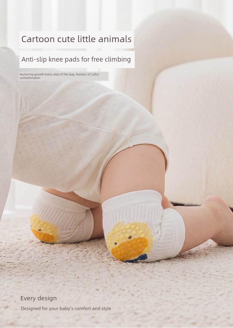 Baby Walking Anti-Fall Protector, All-Season Infant Leg Protection Gear, Knee Crawling Anti-Slip Knee Pads — 2