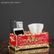 European tissue box remote control storage box draw box home living room tea table paper draw box multifunctional napkin card box