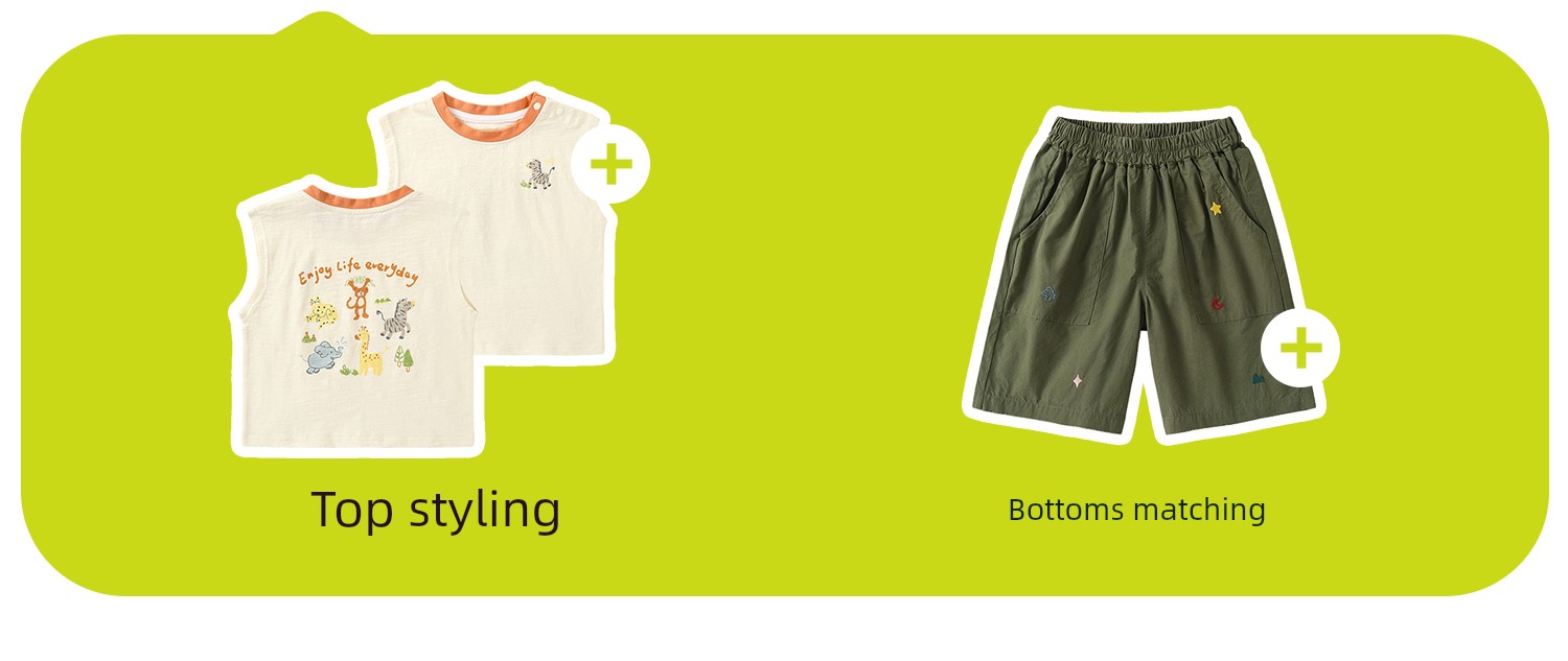 [Summer Vest Clearance] Baby Clothes Casual Vest Summer Sleeveless T-Shirt Boys Girls Baby Tops — 14
