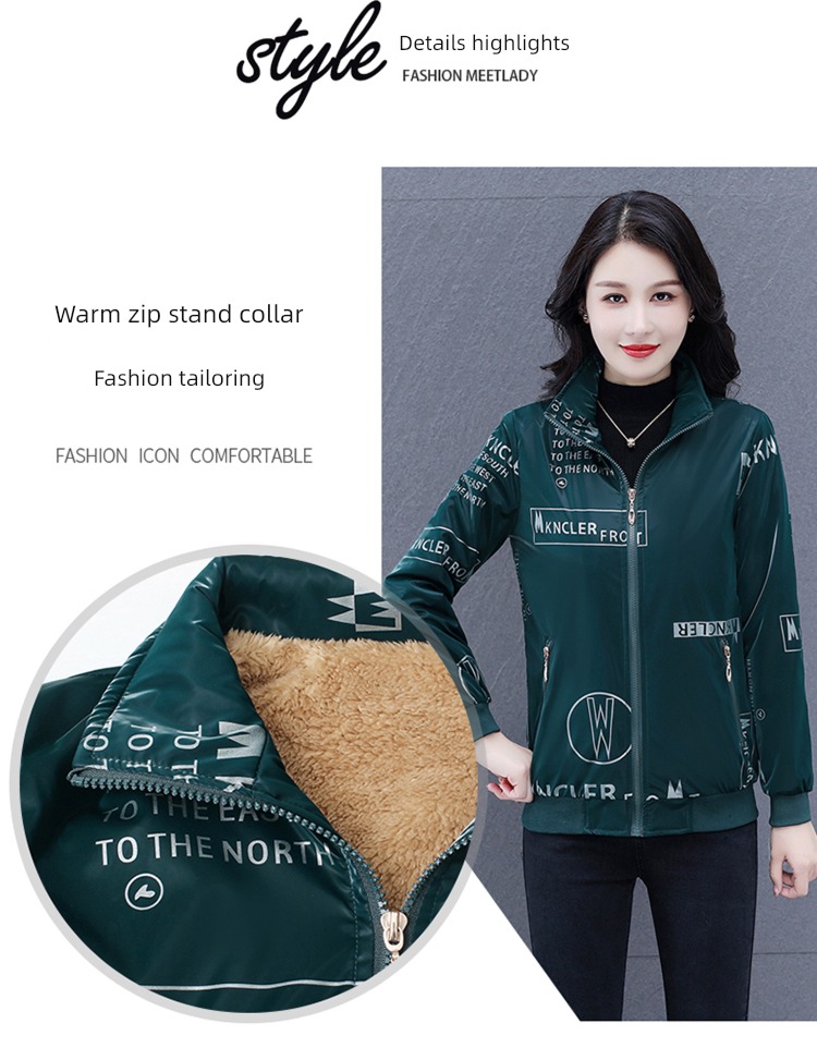 loose coat female have cash less than that is registered in the accounts fashion Cotton Plush keep warm loose coat