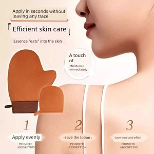 Perco's Body Lotion Gloves, Sunscreen, Makeup-Free Cream, Tanning Oil Applicator, Skin Care Tool, Flocked Waterproof Glo