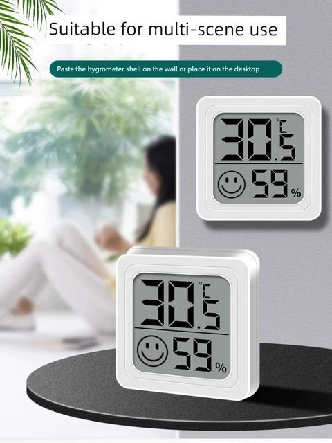 High-precision mini thermometer thermometer indoor household baby room wall-mounted room dry and humidity temperature accurate temperature meter