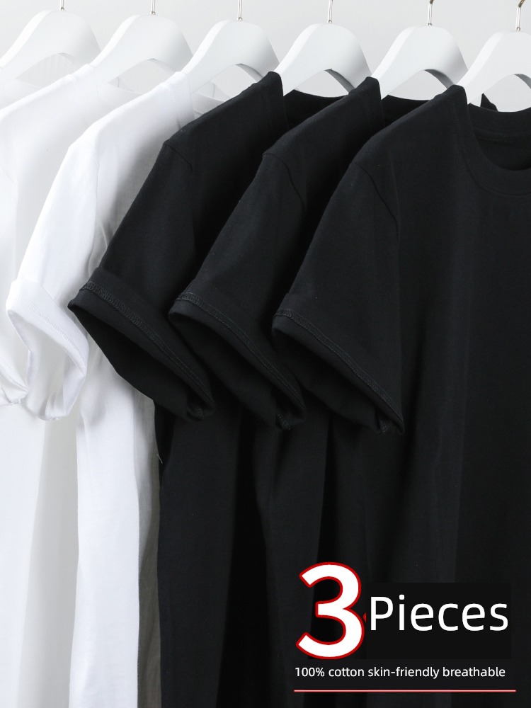 man white fashion trend Put on your clothes Short sleeve T-shirt