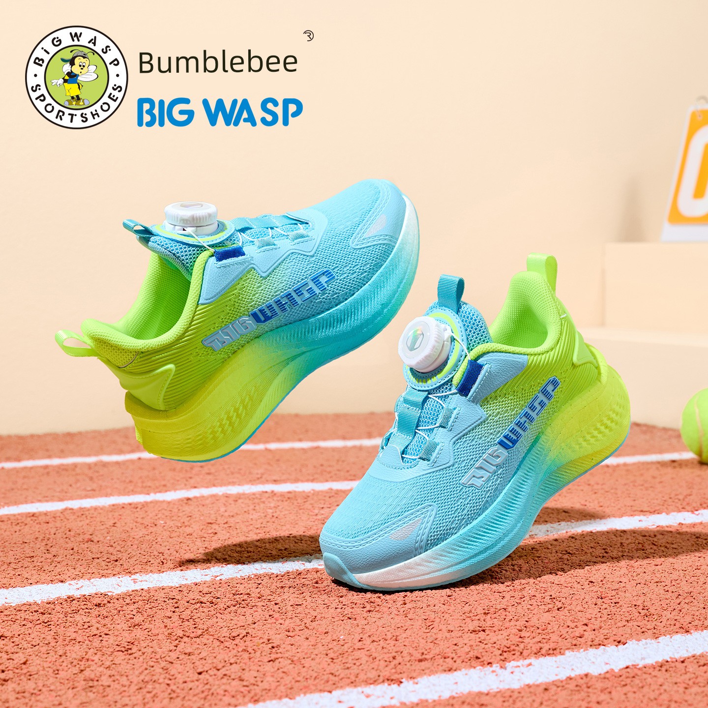 Lightweight Bumblebee Children's Shoes, Boys' Sports Shoes, Mesh Breathable Shock-Absorbing Non-Slip Youth Mesh Shoes, Kidsren's Running Shoes — 6
