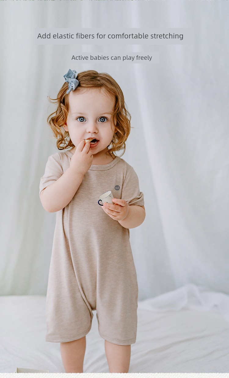 Nest Designs Monk Baby Rompers Short Sleeve — 7