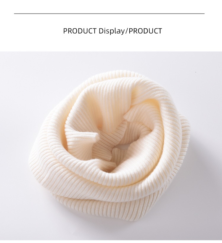 Pure cashmere winter thickening Versatile Cervical spine protection scarf