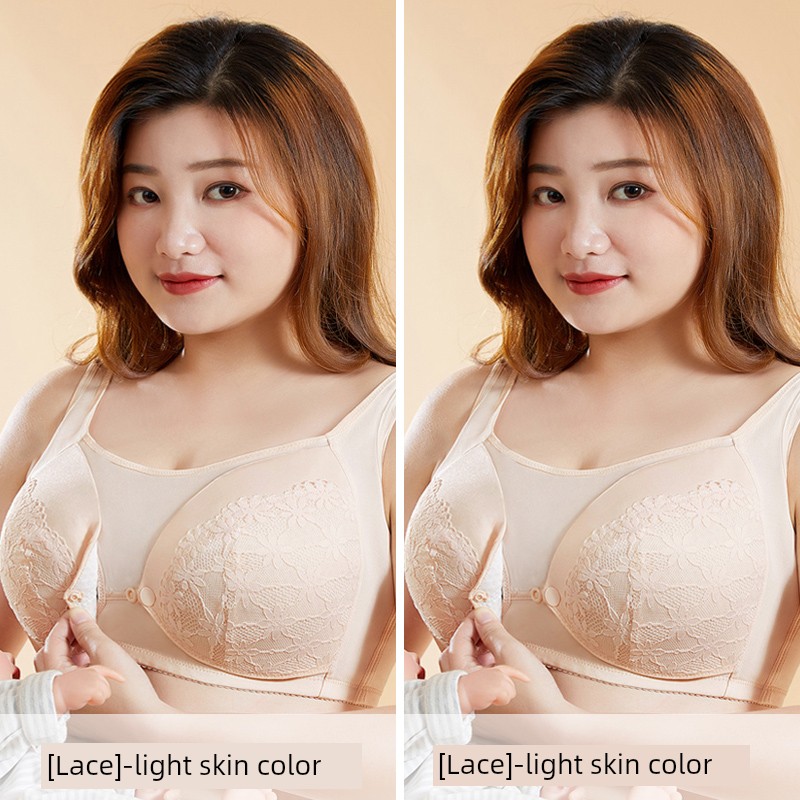 Plus Size Maternity Bra Nursing Intimates Push up and Anti-Sagging Big Breast Full Cup Postpartum Feeding Pregnancy Dedicated Bra — 2