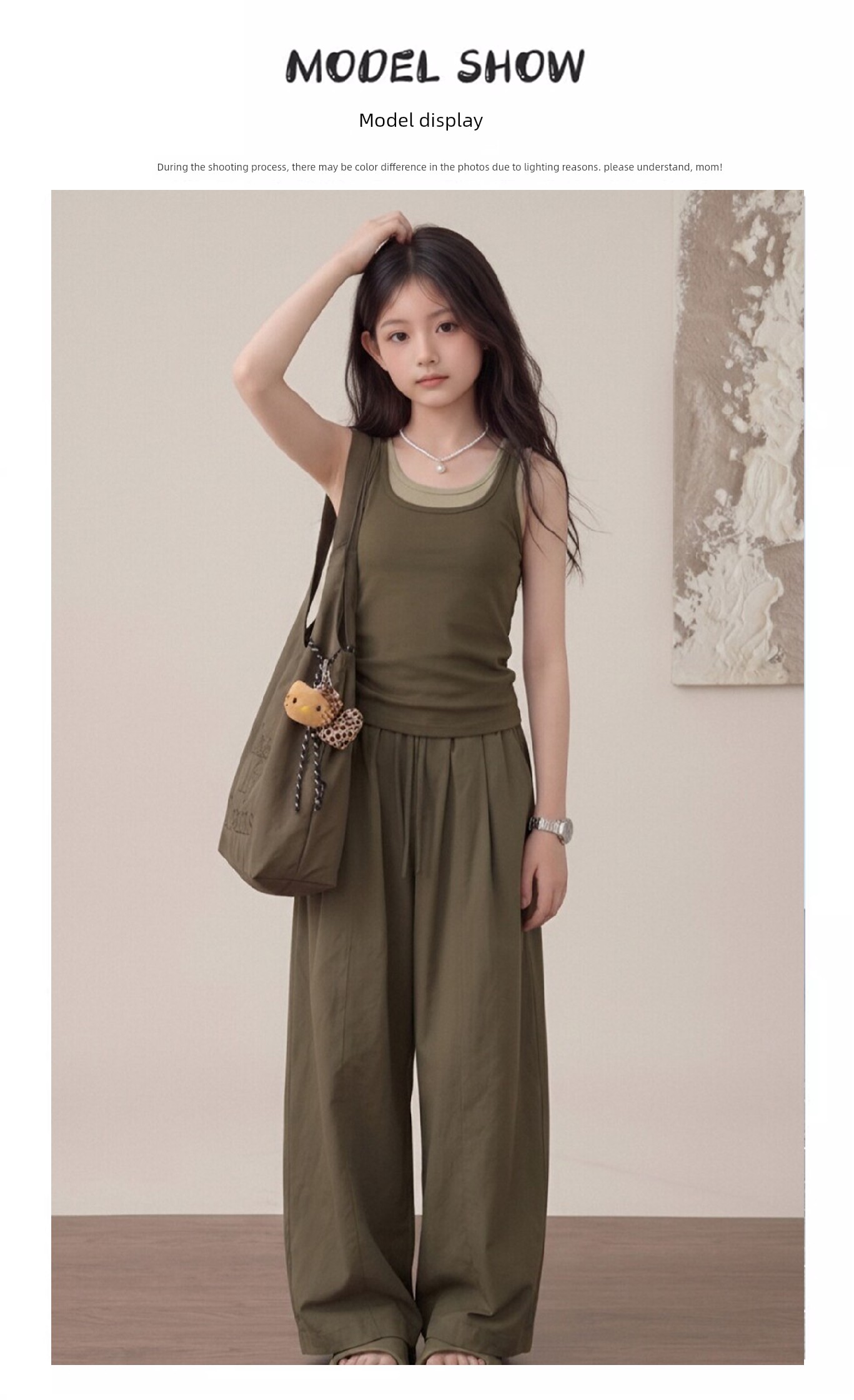 Children's Clothing for Girls, 12-Year-Old Kids' Outfit, Fashionable and Stylish Pants, 2026 New Summer Thin Style — 9