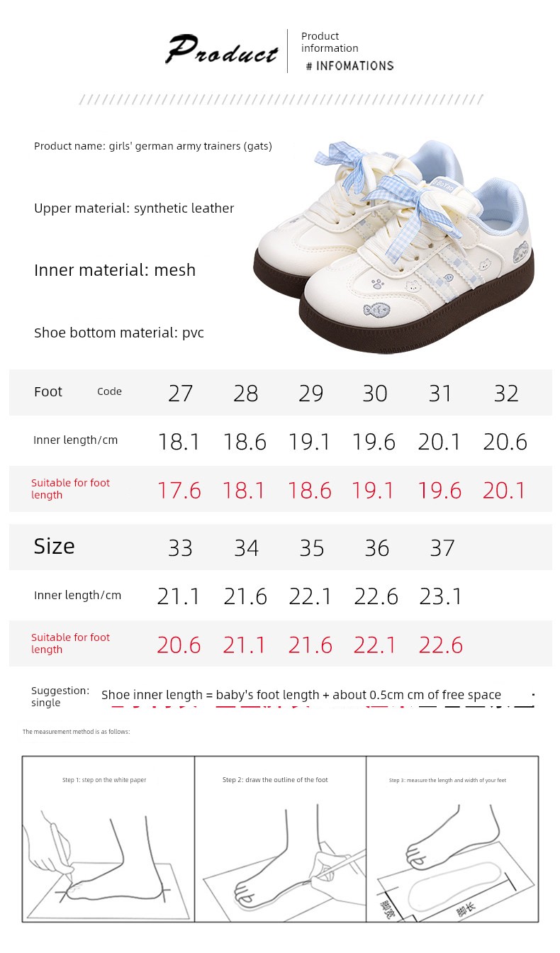British Kidsren's Canvas Shoes for Girls 2026 New Soft-Soled Casual Versatile Sports Sneakers Autum Style Single Shoes for Girls — 9