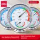 Deli thermometer indoor home high-precision dry temperature hygrometer electronic wall-mounted baby room temperature meter