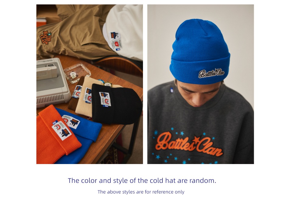 Battles Autumn and winter volume body leisure time Cold cap Sweater