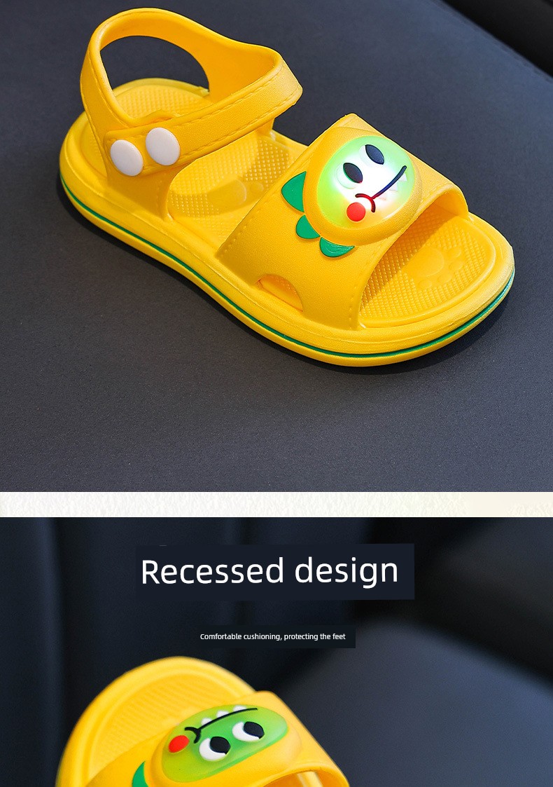 Children's Sandals Summer New Style Cartoon Lightweight Cute Non-Slip Soft-Soled Indoor Baby Beach Sandals for Boys and Girls — 5