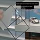 1 64 simulation alloy car model display hall garage scene high-transparent acrylic lighted parking lot model display stand